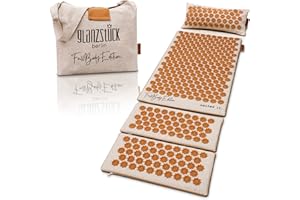 Glanzstück Berlin® Health Collection XXL Acupressure Mat Set for Full Body for Tension Headaches Back Pain Stress