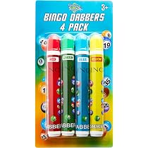 KreativeKraft Bingo Set - Compleet Accessoires Pakket Met Bingodabbers, Loterijtickets, Tellers En Boekjes, Voor Feesten En Evenementen (blauw)