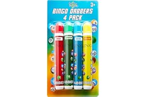 KreativeKraft Bingo Spiel Set oder Zubehör, Bingo Marker Bingo Chips Plastik Tombola Lose Nummeriert, Ideal für Events & Partys (Bingo-Tupfer)