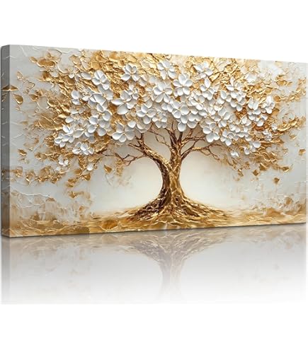 Runa Art - Quadri Klimt Albero Della Vita 200 x 100 cm 5 Pezzi XXL Decorazione Murale Design Nero Oro 045351a