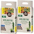 Floragard Bio-Erde Vielseitig – 2x3 Liter – Torffrei & Vegan – Für Alle Pflanzen