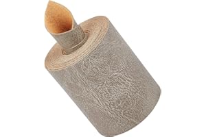 GORGECRAFT 70 mm de Large Bandes de Cuir Gris 2 m Sangle de Ceinture de Buffle Plat en Faux Grain Sangles en Cuir Souple Uniface Cordon en Cuir Artificiel Mat Outillage pour Travaux Manuels