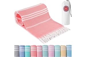 HOQQUE Toalla Playa Grande Toallas Piscina Grandes XXL Algodon Beach Towel Turca Antiarena de Towels Regalo Mujer Regalos para Hombre Camping Gym Fitness Accesorios
