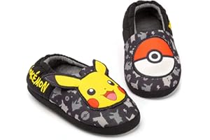Pokémon Pokemon Pikachu Yellow Slippers | 3D Character Kids' Footwear House Shoes | Soft Loafers for Boys & Girls