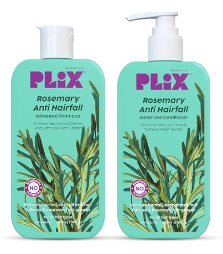 Sérum Cheveux Au Romarin PLIX - 30ml, 3% Actifs, Naturel, Pour Croissance Et Force