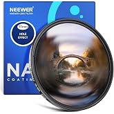 NEEWER 77mm Spiral Halo Filter Camera Lens, Prism K9 Optical Crystal Special Effects Filter Photography Camera Lens Accessori
