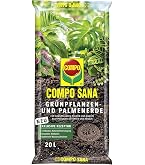 COMPO SANA Grnpflanzen- und Palmenerde, 10L, 12 Wochen
