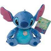 Stitch Just Play Disney Sound and Scent, 15 cm, k&uuml;&ccedil;&uuml;k pel&uuml;ş hayvan, mavi, uzaylı, 2 yaşından b&uuml;y&uuml;k &ccedil;ocuk oyuncağı
