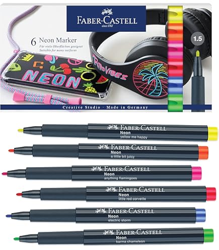 Faber-Castell Fiesta Fibre-tip Pens Sets: Case Of 24 - The Drawing Room - View #5