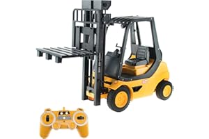 efaso 1:8 XXL RC Gabelstapler E521-003 - 2,4 GHz Baustellenfahrzeug mit Licht und Sound, Aufnahmemodus und umfangreichen Steuerungsmöglichkeiten