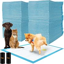 Puppy Pads VidaXL 100x Hunde Toilettenmatte Toiletten Pads Welpentoilette Training Welpenunterlage Trainingsunterlagen Für Welpen Puppy 60x60 Cm Vliesstoff Welpen Unterlagen