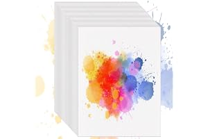 Kievano Akvarellpapper A4 230 g/m² – 50 ark ritblock för akvarell gouache akryl gör-det-själv | Skissbok för nybörjare, barn och konstnärer – Watercolor paper 21 x 29,7 cm