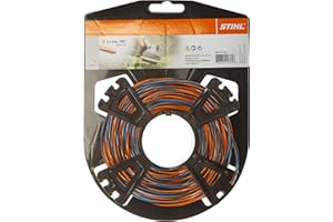 STIHL 00009304300 CF3 Pro nici do koszenia w kształcie krzyża, z zawartością węgla, pomarańczowe