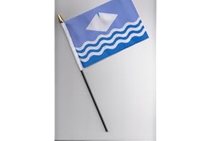 1000 FLAGS Isle of Wight County Hand Flag 25cm