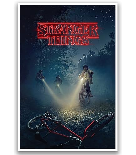 Stranger Things Poster - 12x18 inch Wall Poster 170 GSM Paper
