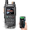 Radioddity GA-5WB 5W IP67 Two Way Radio, Long Range Dual Band Ham Radio with Bluetooth Programming, Air Band, Color Screen, GPS & APRS, USB Rechargeable with 2600mAh Battery