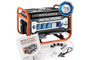 Generator Stromerzeuger Royaltronic RT9500M Benzin Stromaggregat Stromgenerator Euro 5