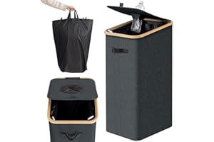 AINIYNM Pfandflaschen Sammelbehälter mit Deckel 100L XXL Tragetasche Pfandbehälter mit Loch Pfandflaschen Aufbewahrung Leergut Pfandflaschen Behälter Für Küche und Abstellraum