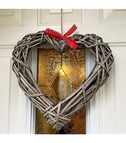 Heart Metal Wreath Frame – 12 Inch Iron Wire, DIY Decoration For Holidays & Weddings - View #6