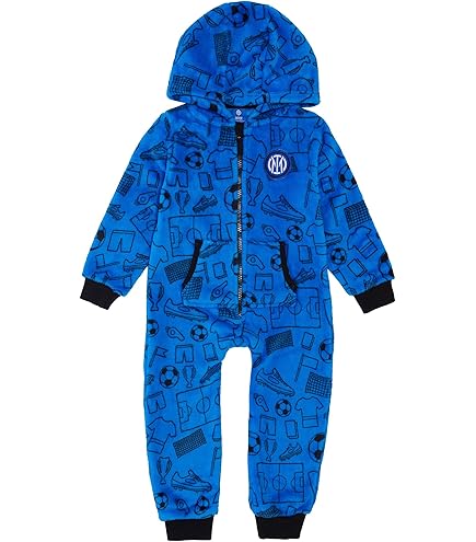 Completo Neonato Inter Maniche Lunghe - 100% Cotone, Unisex 0-24 Mesi, Regalo Perfetto