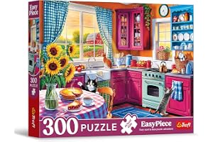 Trefl - Puzzle EasyPiece: Morgon i köket - 300 bitar - Stora bitar, Enkel läggning, för vuxna och barn över 10 år
