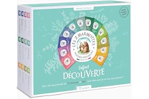 Les 2 Marmottes - Coffret Découverte 72 Sachets - Edition fourrreautée Noël- dégustation 11 Infusions 1 Thé - Idéal En Cadeau - Bien-Être Et Relaxation - Made In France - Sans arômes ajoutés - 115g
