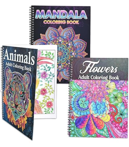 Mandala-Malbuch Für Erwachsene – 20 Einzigartige Mandalas, Spiralbindung, Dickes Papier, Stressabbau & Entspannung