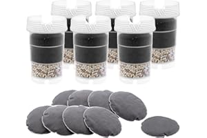 ACALA QUELL Stock d'un an pour AcalaQuell® One/Swing/Sunny y compris 6 cartouches filtrantes d'eau et 9 sac de filtration anti-calcaire de AcalaQuell Water Filters