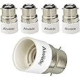 Aiwode B22 to E14 socket converter, lamp socket adapter for LED lamps and incandescent lamps and CFL lamps, maximum power 200