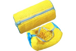 NLMWTI Lot de 2 sac Lavage Chaussures Machine à Laver, Sac lavage Chaussures en Peluche, Sac linge machine a laver, Sacs À Linge Chaussures Réutilisables pour Baskets, Chaussures de Tennis et Chaussur