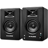 M-AUDIO BX3BT - 3.5" Studio Monitors and Computer Speakers, Recording and Mul with Bluetooth, Music Production Software