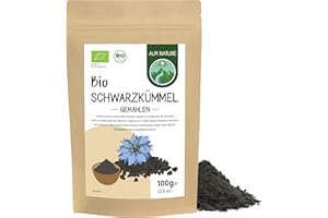 Semillas de Comino Negro Orgánicas Molidas de Alpi Nature, Polvo de Comino Negro para Cocinar, Condimentar y Hornear (100G)