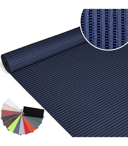ANRO Badmat, badmat, zacht schuim, badloper, antislip, grijs, 65 x 400