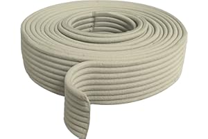 THERMWELL P24 441205 Series Frost King Fingertip Rope Caulk, 90', Gray by Thermwell