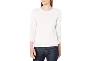 Amazon Essentials Jersey en Algodón de Cuello Redondo (Disponible en Tallas Grandes) Mujer