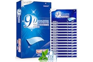 NAILPRETTY 28 Pièces Blanchiment Dentaire, Saveur menthe Bandes de Blanchiment Instantané, white bande blanchissante, Douces pour les Dents Aide à Eliminer Café, Soda, vin Tache