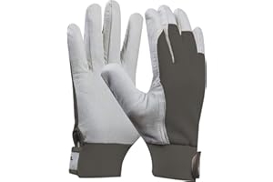 GEBOL Görte 703432 UNI FIT COMFORT Rękawice Robocze, Szary, Rozmiar L, 1 Para