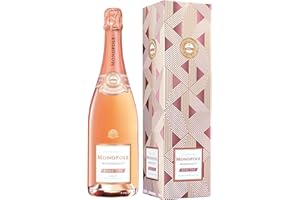 ‎HEIDSIECK & CO. MONOPOLE Heidsieck & Co. Monopole Rosé Top Brut Champagner mit Geschenkverpackung, 750ml (1er Pack)