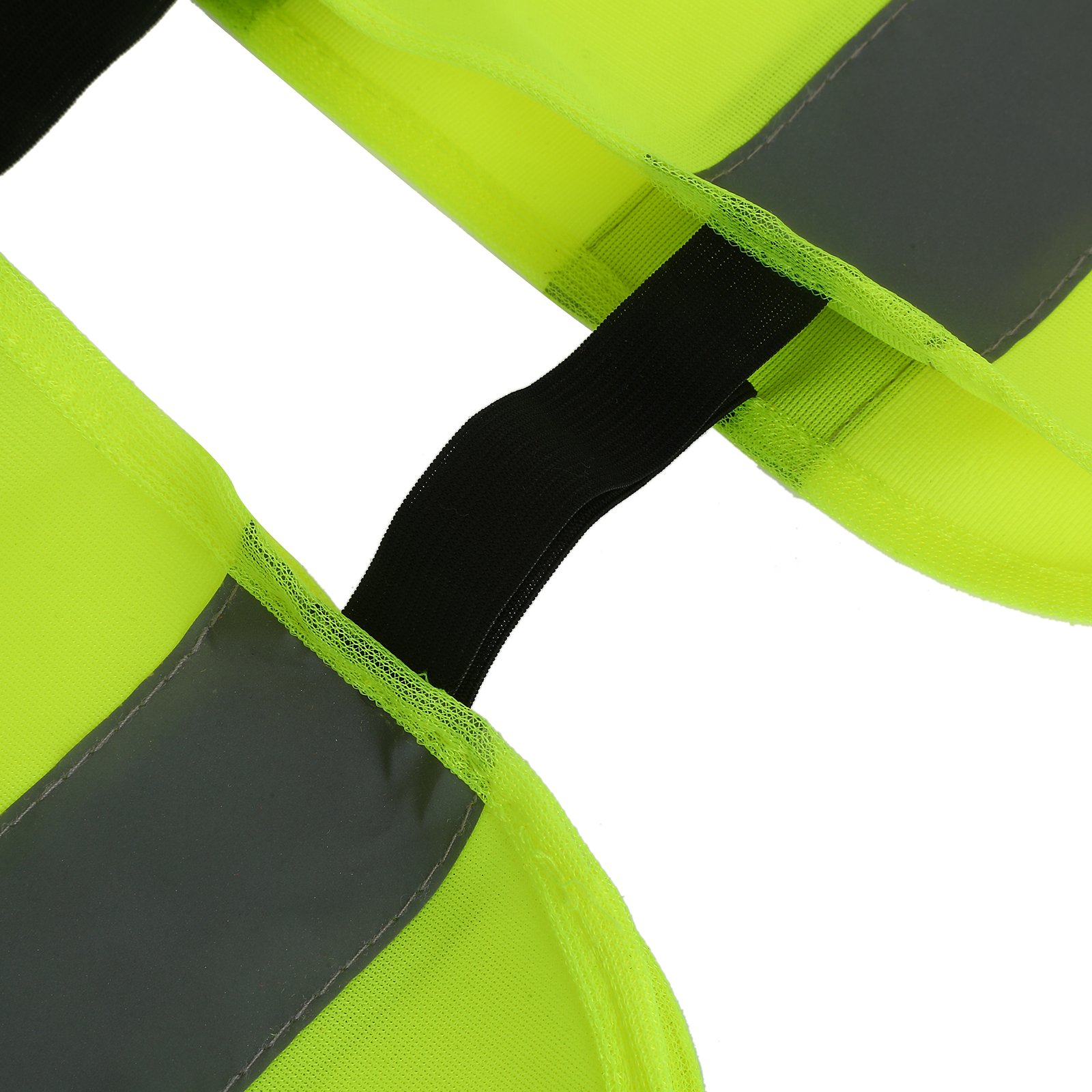 Prowiste-High-Visibility-Vest-Safety-Waistcoat-Set-of-4-Washable-I-2-Adults-and-2-kids-I-I-360-Degree-Reflective-Reflective-Vest-Neon-Yellow