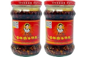 BLISSIFY Laogań ma Crispy Chilli Oil 210 Each (Pack of 2) – Famous Chinese Spicy Chilli Oil for Cooking, Dipping, and Topping