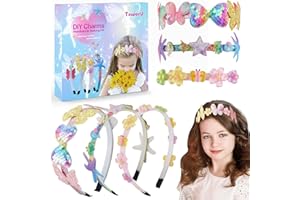 TSUPERU Girls Gifts Craft Kits for Kids Toys - Gifts for Girls Toys Age 6-12 Years Old Hair Accessories, Funny Gifts Christmas Ideas Arts and Crafts Girls Birthday Presents Advent Calendar Stocking Fillers