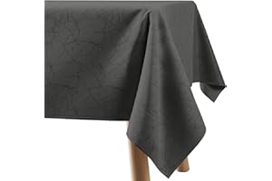 Filumi Mantel Antimanchas 140x180 cm Gris Interiores Comedor Salon Manteles para Exterior y Jardin Mantel Navidad Manil