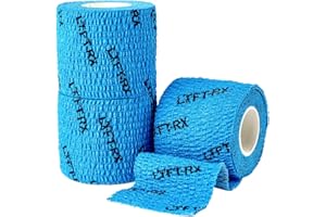 LYFT-RX LYFTRX Ruban d'Haltérophilie pour Hook Grip, Doigts Thumb Finger, Bande Athlétique Élastique, Adhésif Supérieure, Bande de Pouce, Tape Cross Fitness, Weight Lift, Olympic Lifting, Gym