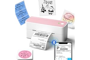 Phomemo 241BT Impresora Etiquetas Autoadhesivas, Impresora Termica Etiquetas Adhesivas 4x6, Label Printer Compatibile con Amazon, DHL, Etsy, DPD, UPS, Ebay & Shopify