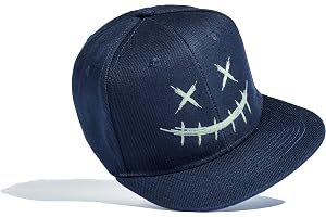 Barnmössa: Scary Smile – Glow in The Dark Basecap – lysande mössa – Cappy pojkar mössa