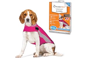 Thundershirt mens HPMT01 Dog Anxiety Jacket, Pink, Medium UK