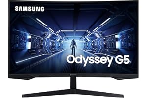 Samsung LC32G53TQBUXEN - Monitor Curvo Gaming 32'' WQHD, 2560x1440, 16:9, 2500:1, 1000R, 144 Hz, 1 ms, 250 CD/m², HDMI, AMD F
