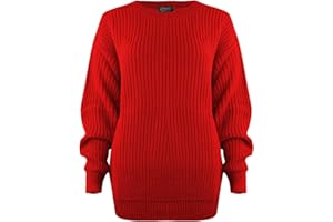 SA Fashions® Oversized New Ladies Womens Chunky Baggy Jumper Knitted Sweater Thick Top S-XXL 8-22