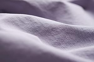 L1NK STUDIO Bettwäsche 150 X 220 cm - Bettbezug Baumwolle 100% (Perkal 200 Fäden) für Bett 90 cm Uni einfarbig Lavanda