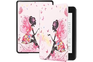 Lobwerk Custodia per Kindle Paperwhite 10. Generation 2018 - Smart Cover per e-Book Reader da 6", con Funzione Auto Sleep/Wake 01